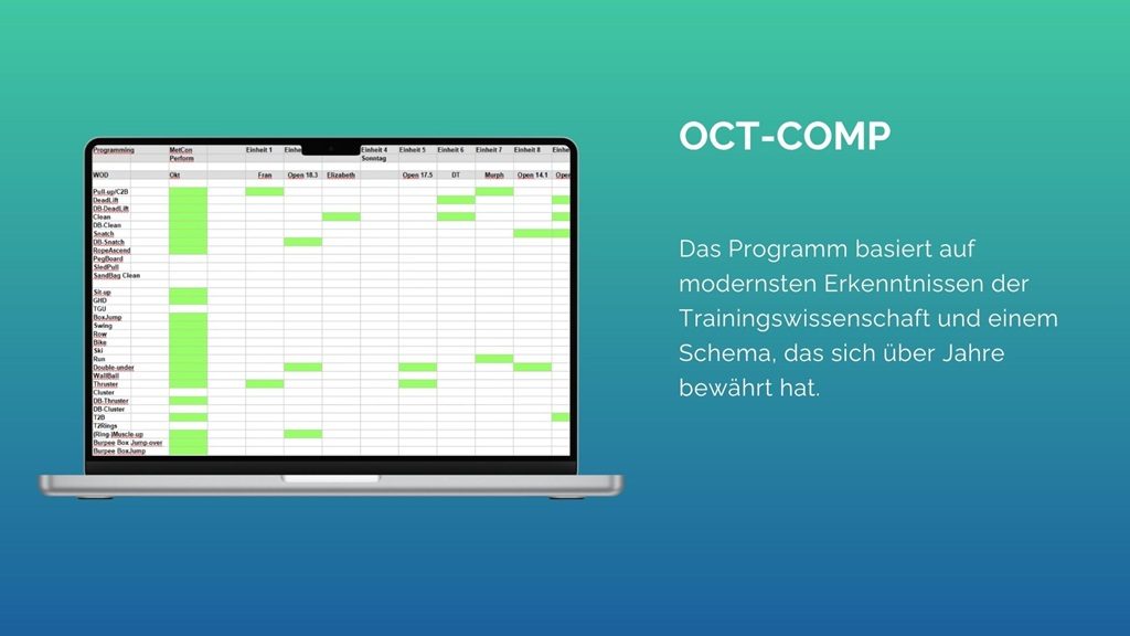OCT-COMP - Wettkampfplan Vorschau 3 OCT-COMP - Wettkampfplan Vorschau 3