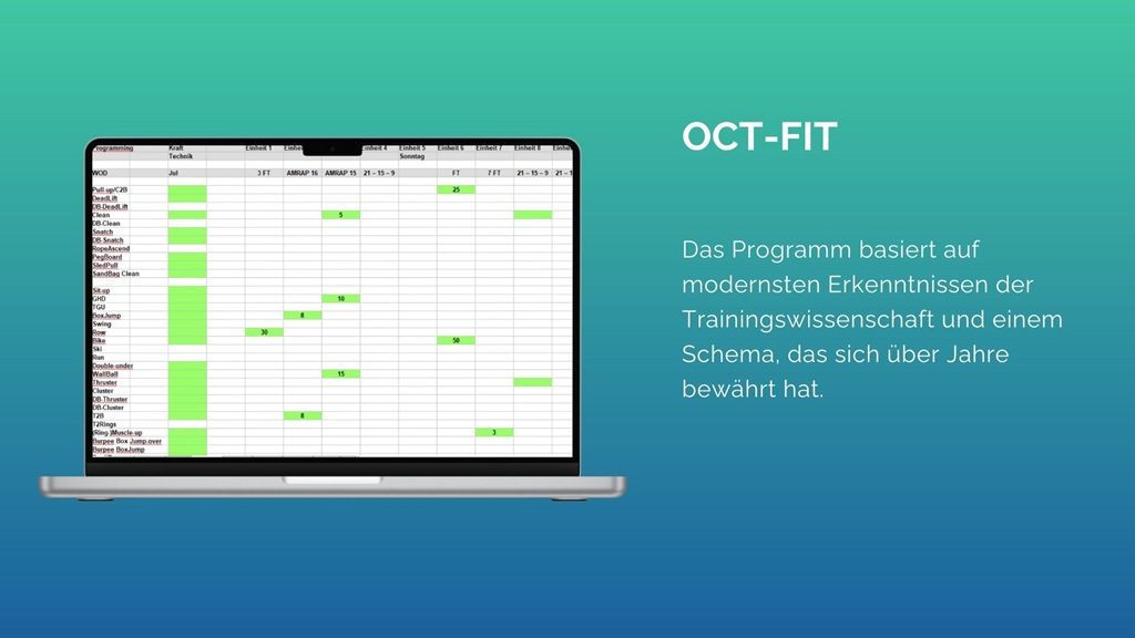 OCT-FIT - Fitnessplan Vorschau 3 OCT-FIT - Fitnessplan Vorschau 3