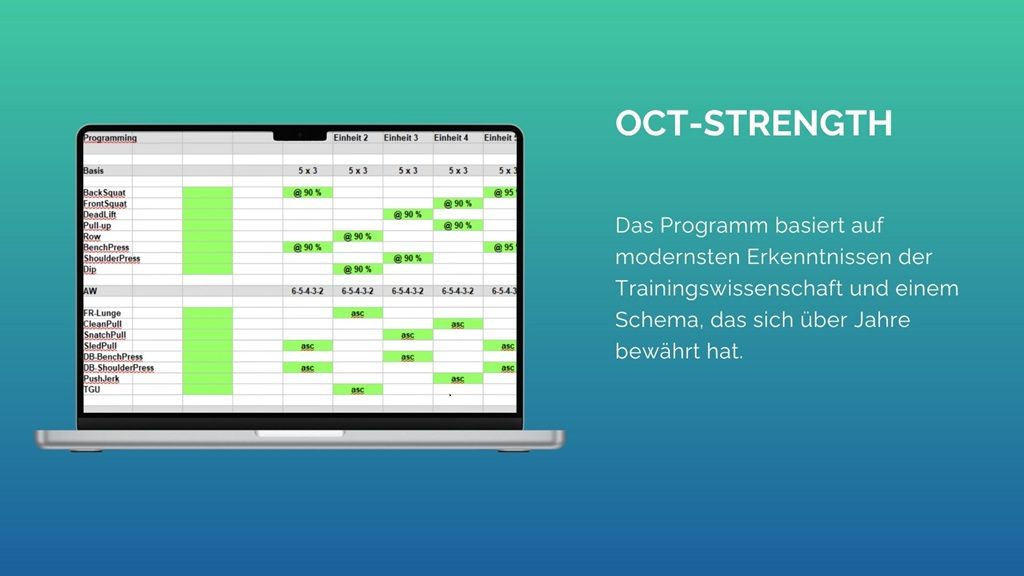 OCT-STRENGTH - Maximalkraftplan Vorschau 3 OCT-STRENGTH - Maximalkraftplan Vorschau 3