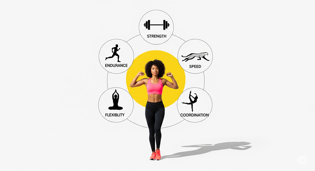 Ganzheitliche Fitness - eine Darstellung der 5 Säulen