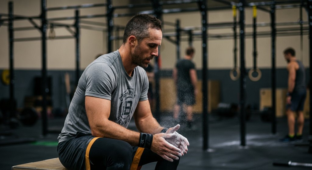 Athlet in einer CrossFit Box im Vergleich verschiedener Trainingsansätze.