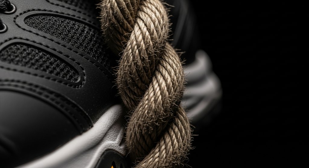Robuster Crosstraining Schuh mit Rope Guard für Haltbarkeit beim Seilklettern.