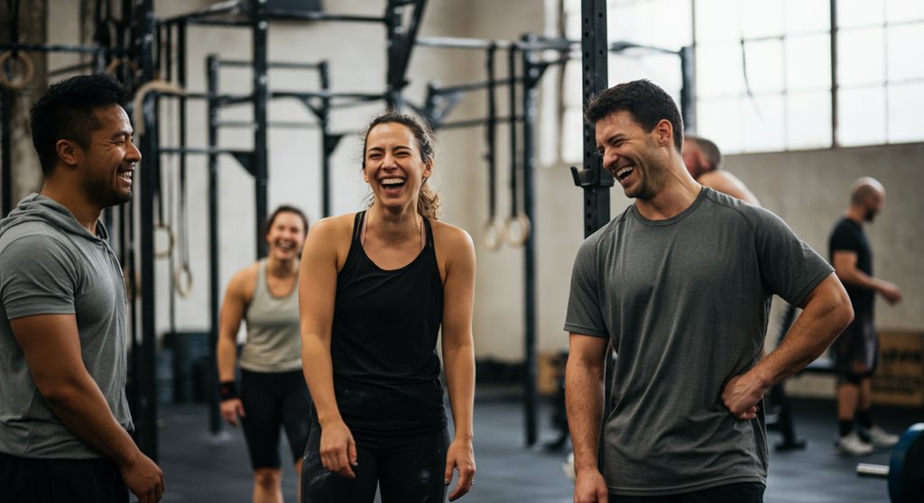 Diverse Trainingsgruppe zeigt, dass Crosstraining nicht nur für Profis ist