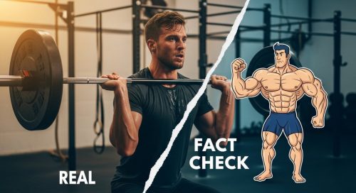 Eine Athletin im Crosstraining Fakten-Check, die einen Mythos widerlegt.