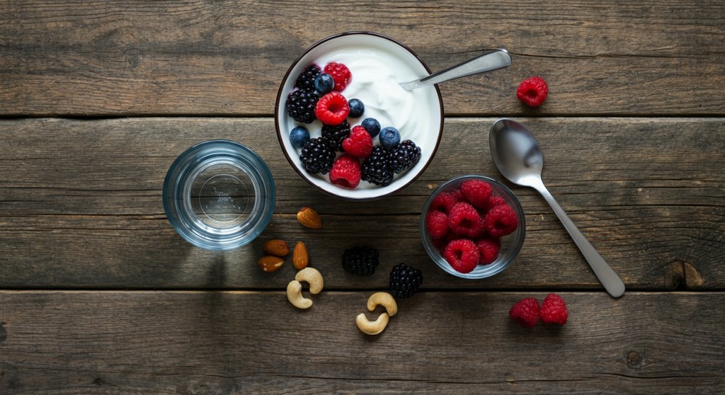 Gesunde Ernährung nach dem HIIT-Training zur Unterstützung der Regeneration.